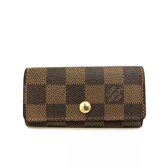 Louis Vuitton Accessories - Louis Vuitton Damier Multicles 4 Ring Key Case Brown/6BC0793